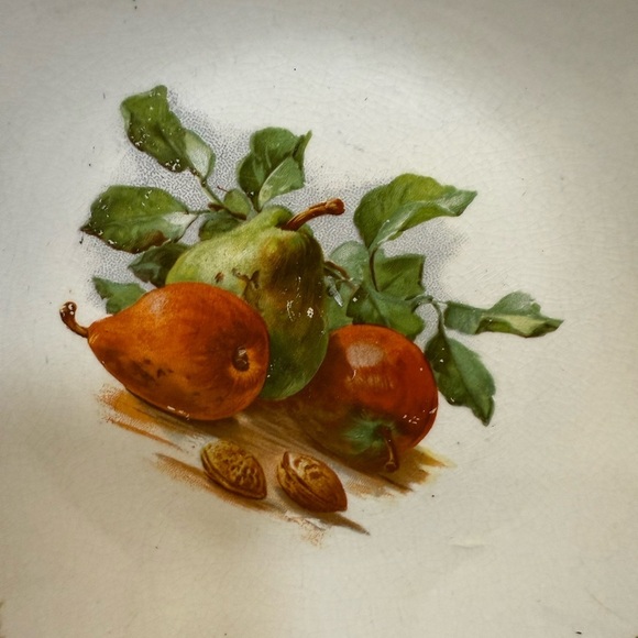 six vintage Hand painted porcelain berry bowls - Picture 2 of 8